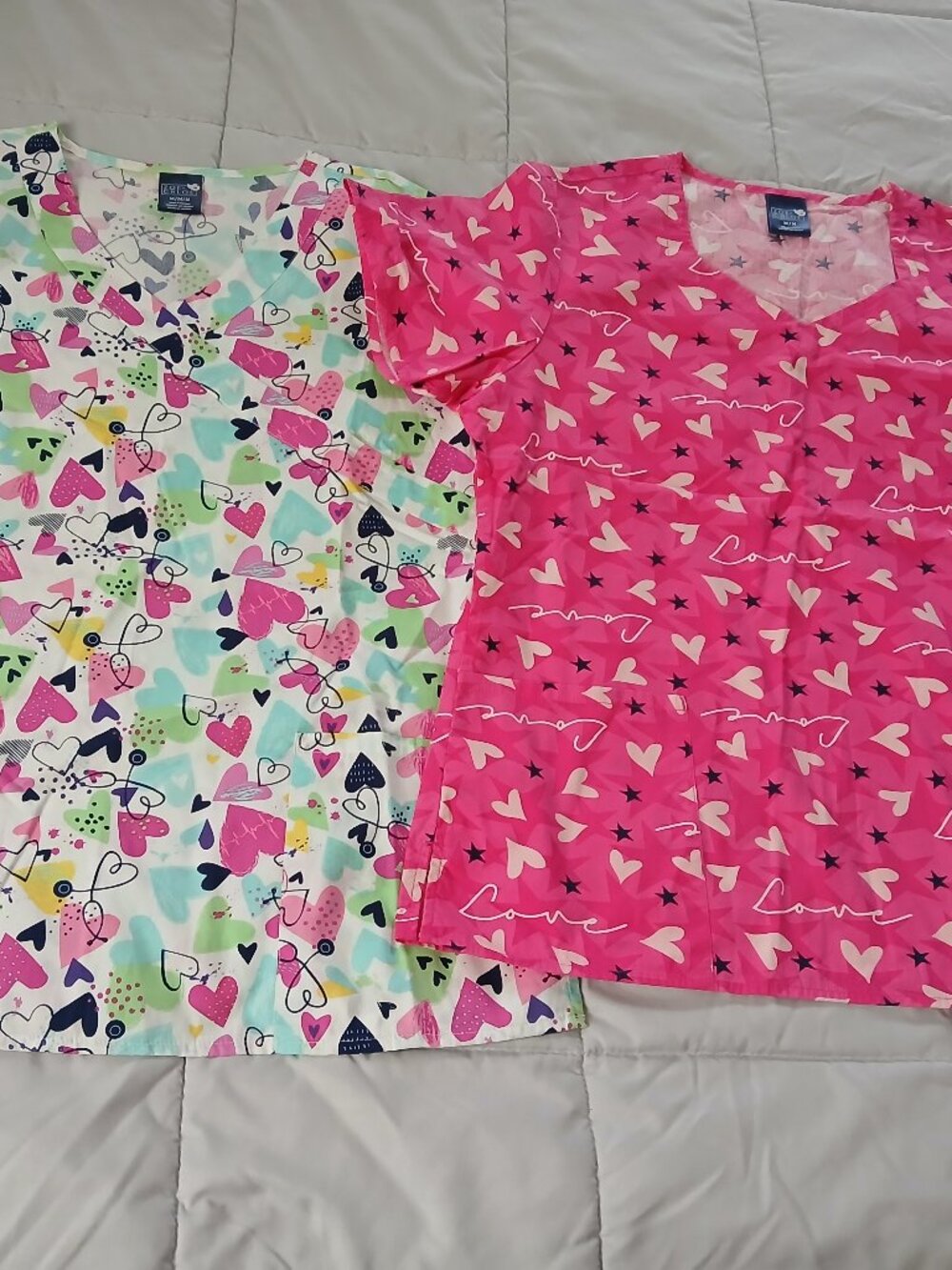 Zoe + Chloe Scrub Top Set
